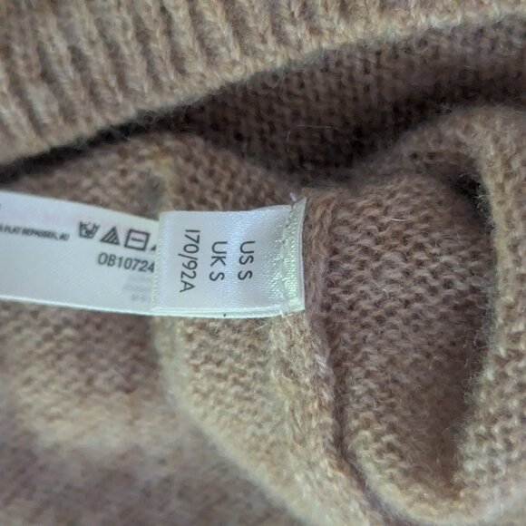 Free People Intimately 100% Cashmere BB Tee Size Small Oatmeal - Picture 4 of 8